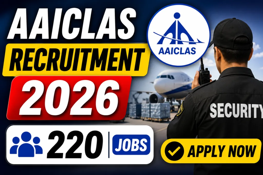 AAICLAS Recruitment 2026