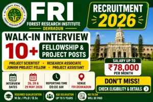 FRI Recruitment 2026