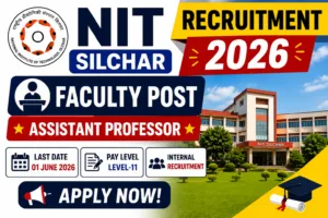 NIT Silchar Recruitment 2026