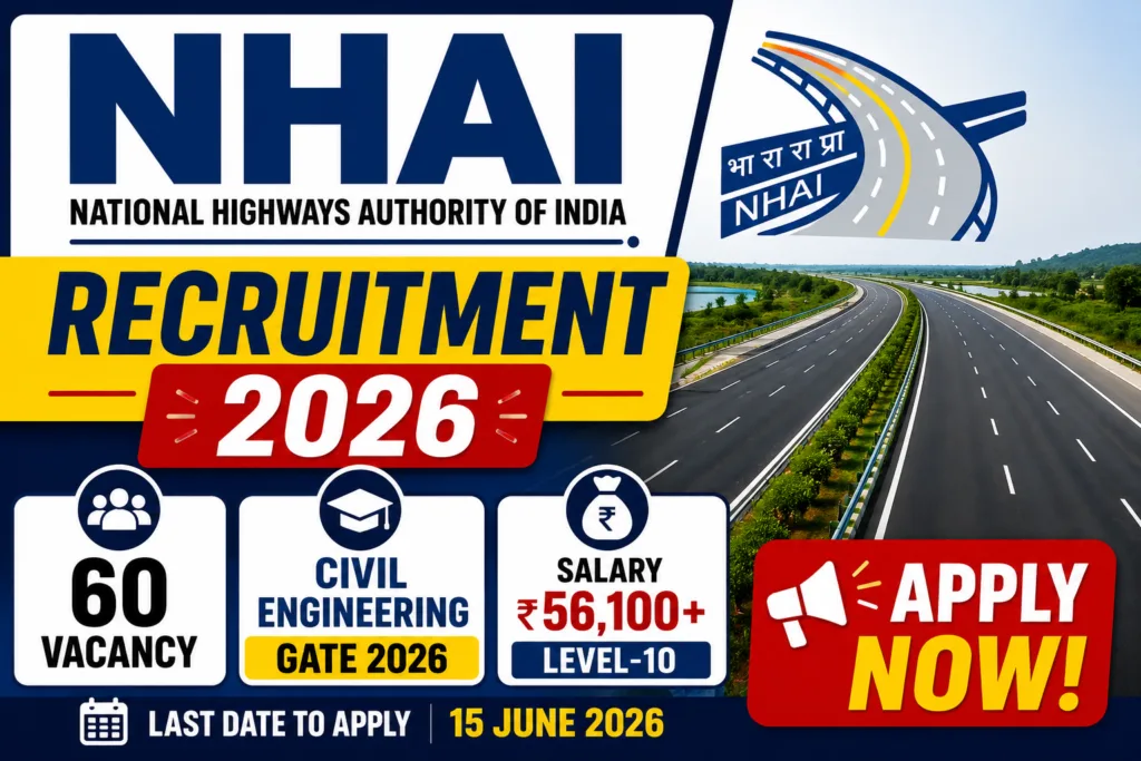 NHAI Recruitment 2026