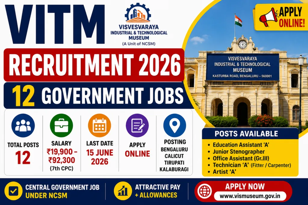 VITM Recruitment 2026