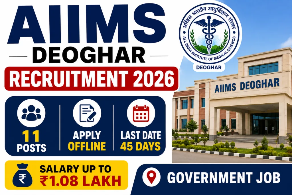 AIIMS Deoghar Recruitment 2026