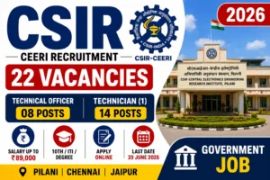 CSIR CEERI Recruitment 2026