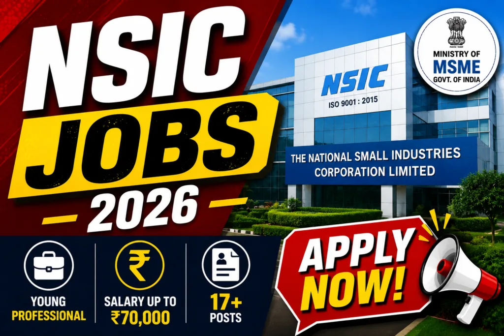 NSIC Recruitment 2026