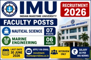 IMU Recruitment 2026
