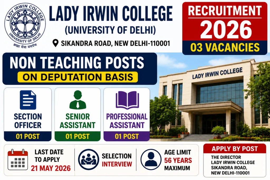 Delhi DU Recruitment 2026