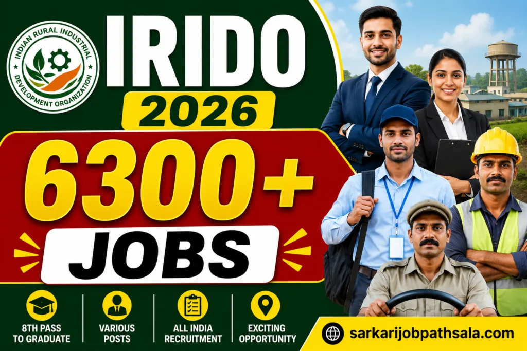 IRIDO Recruitment 2026