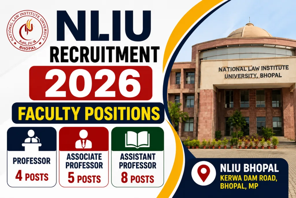NLIU Recruitment 2026