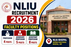 NLIU Recruitment 2026