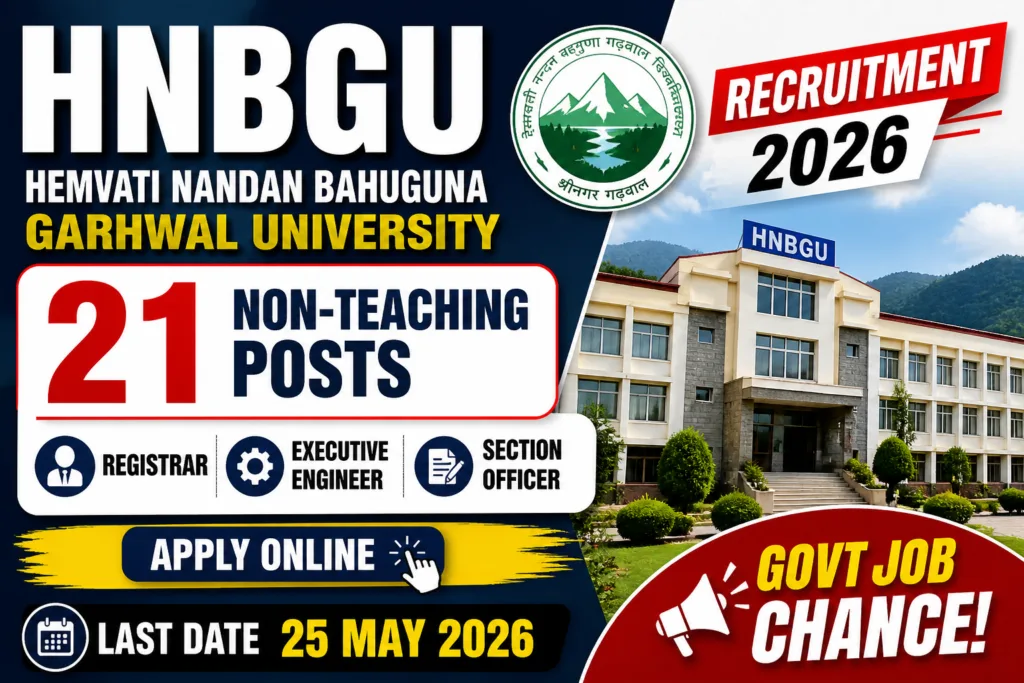 HNBGU Recruitment 2026