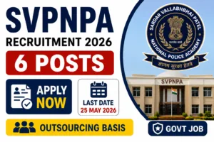 SVPNPA Recruitment 2026