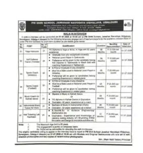 JNV Udalguri Recruitment 2026