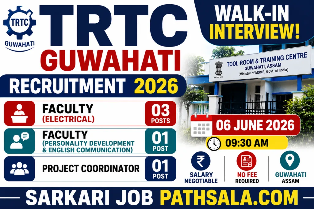 TRTC Guwahati Recruitment 2026