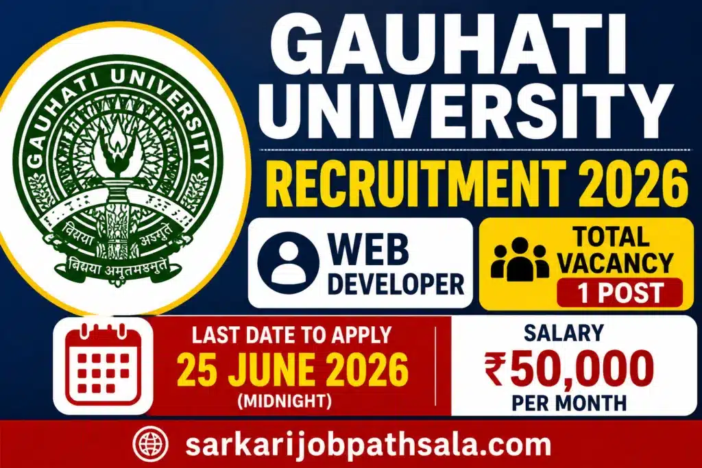 Latest Gauhati University Jobs 2026