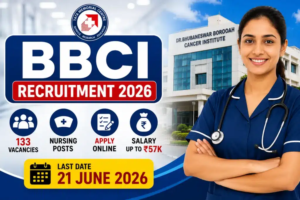 BBCI Job 2026 133 Vacancy