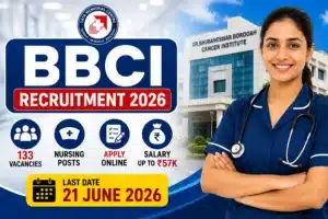 BBCI Job 2026 133 Vacancy