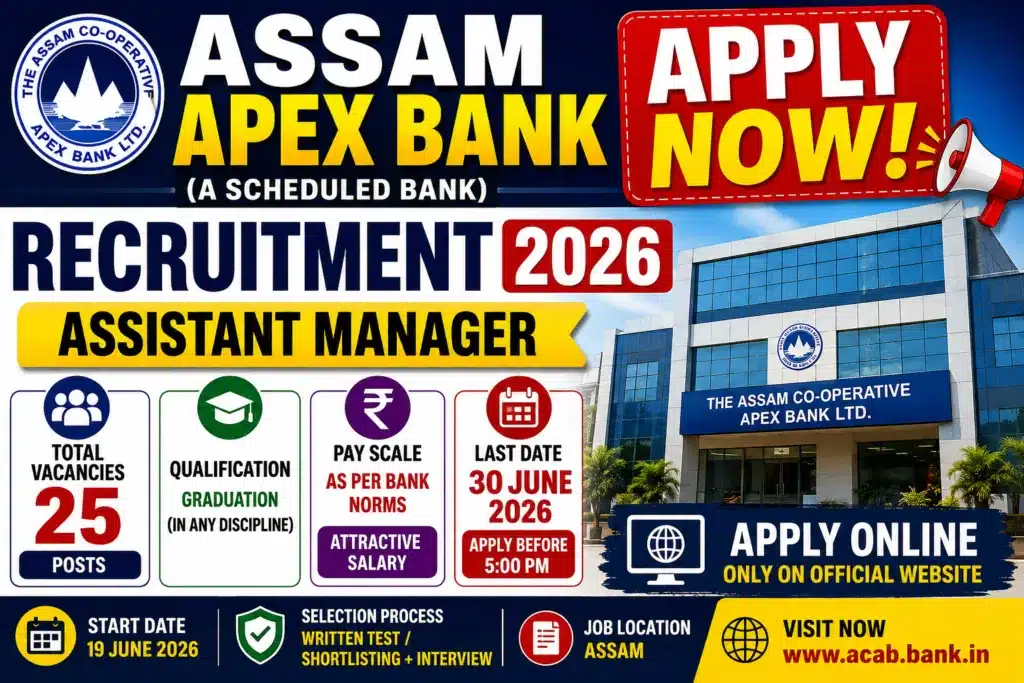 Assam Apex Bank Vacancy 2026