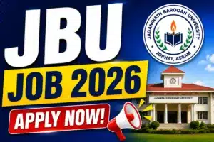 JBU Recruitment 2026