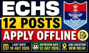 ECHS Recruitment 2026
