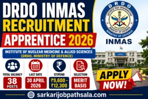 DRDO INMAS Recruitment 2026