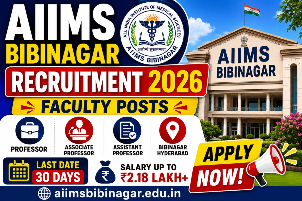AIIMS Bibinagar Recruitment 2026
