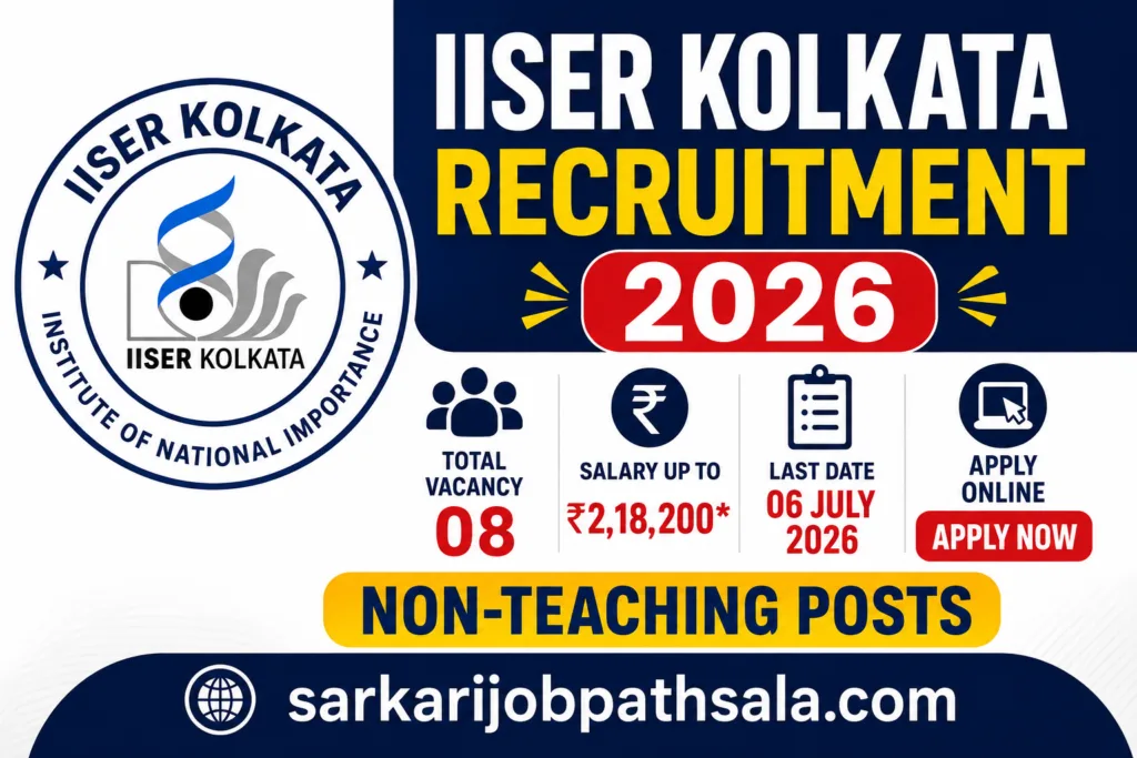 IISER Kolkata Recruitment 2026