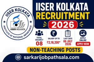 IISER Kolkata Recruitment 2026