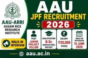 AAU JPF Recruitment 2026