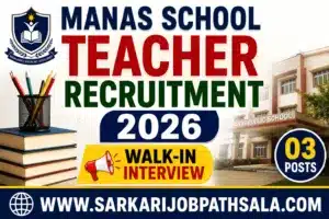 Manas Public School Recruitment 2026