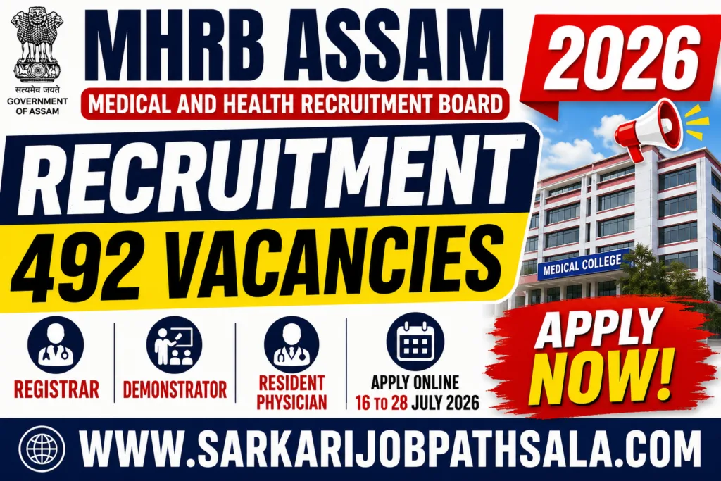 MHRB Assam Recruitment 2026