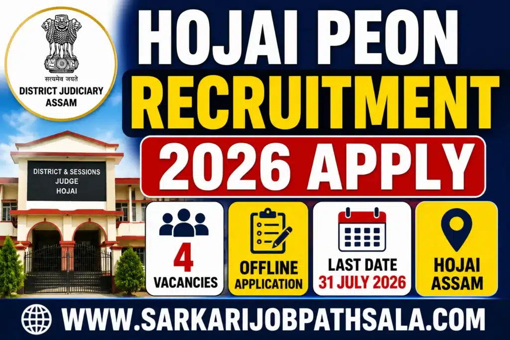 Hojai District Judiciary Recruitment 2026
