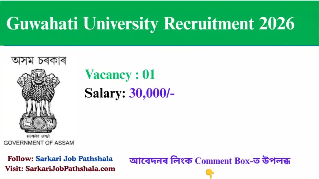 Dibrugarh University Recruitment 2026