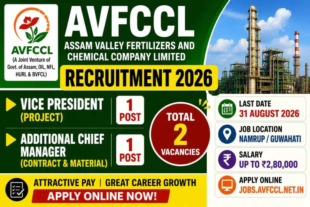 AVFCCL Recruitment 2026