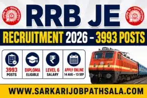 RRB JE Recruitment 2026