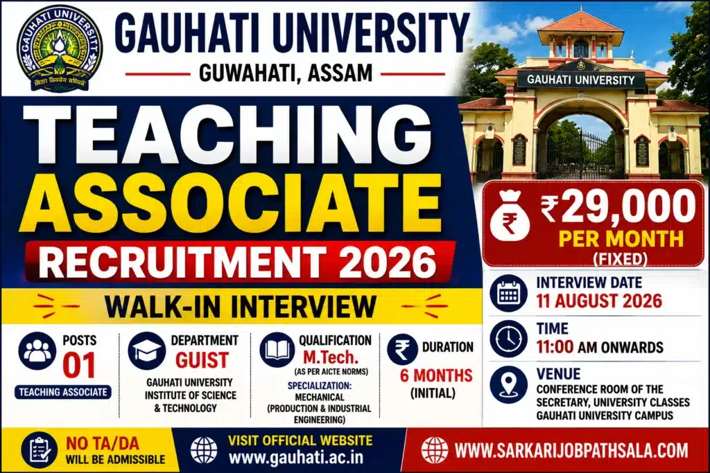 Teaching Associate Recruitment 2026