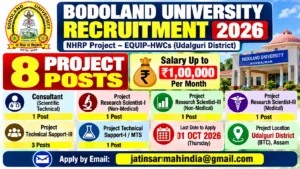Bodoland University Recruitment 2026