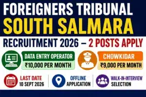 FTSS Recruitment 2026