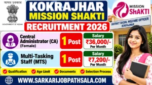 Kokrajhar Mission Shakti Recruitment 2026