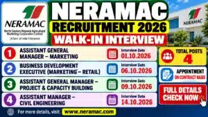 NERAMAC Recruitment 2026