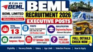 BEML Recruitment 2026