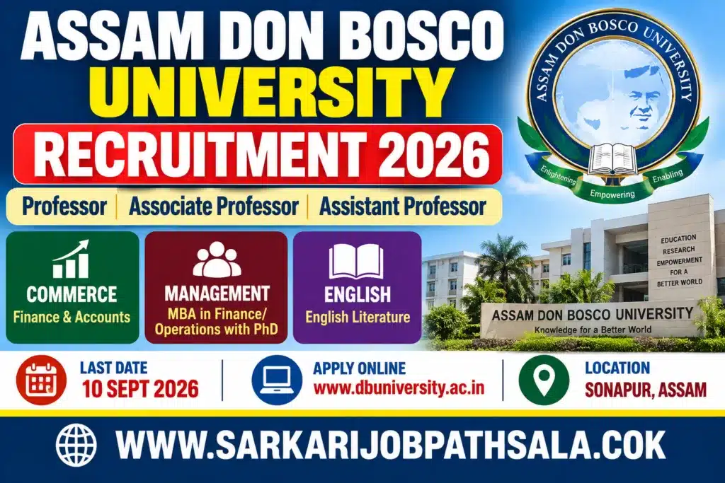 ADBU Recruitment 2026