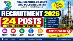 BCPL Recruitment 2026