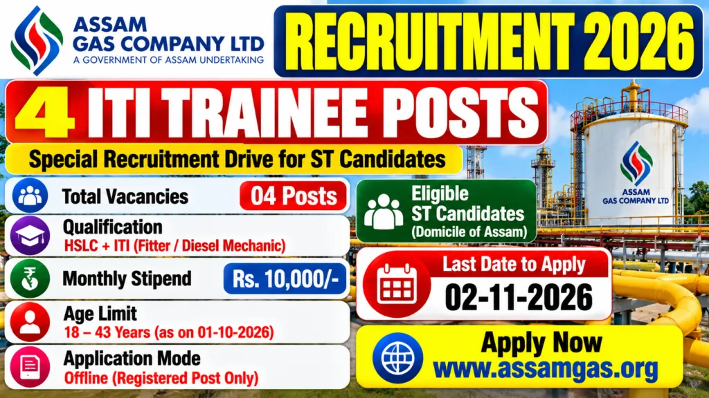 Assam Gas Company Recruitment 2026
