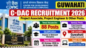 C-DAC Guwahati Recruitment 2026