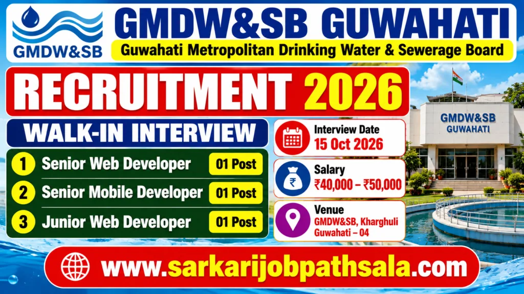 GMDW&SB Recruitment 2026