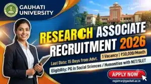 Gauhati University Recruitment 2026 