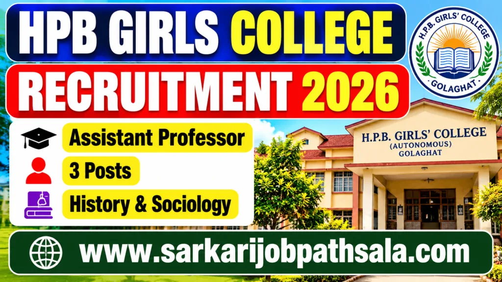 H.P.B. Girls’ College Recruitment 2026