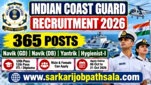 Indian Coast Guard Recruitment 2026