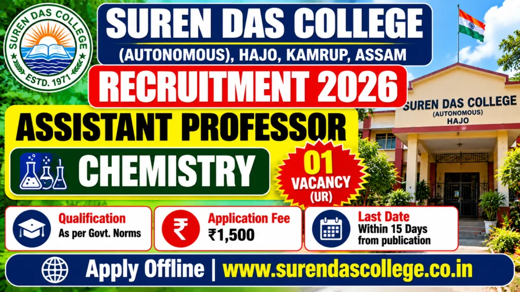 Suren Das College Recruitment 2026